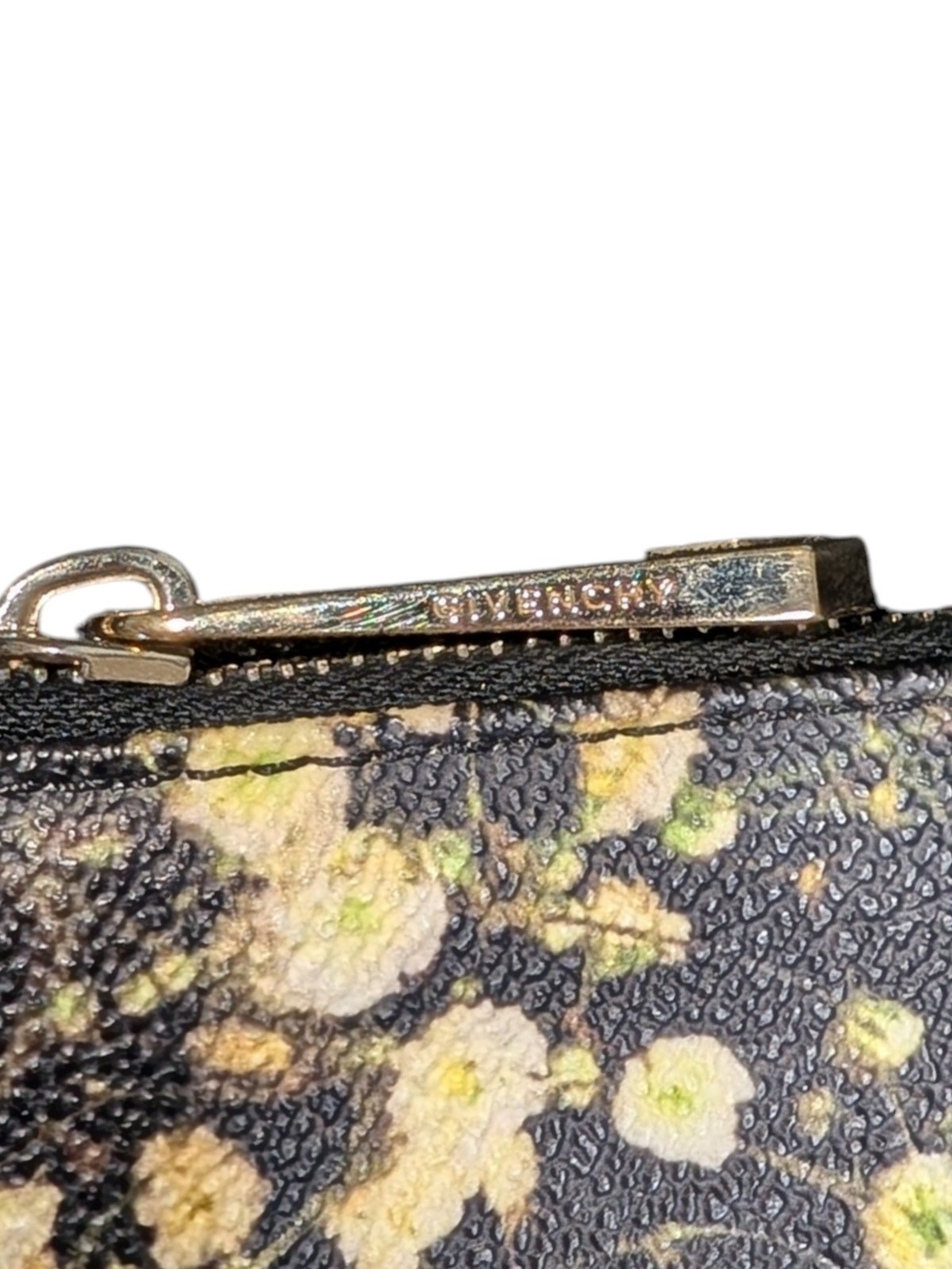 Givenchy Gypsophila Floral Black & White Pouch Clutch - Picture 4 of 8